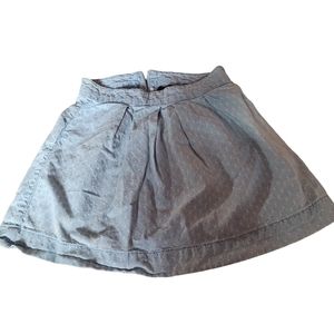 Gap Kids Skirt Size 7 Regular Blue Denim Like